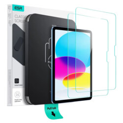 Folie sticla iPad 11 (2025) ESR Tempered Glass Screen Protector UltraFit Tray, transparenta