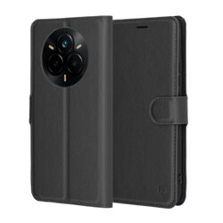 Husa Realme 14 Pro Techsuit Leather Folio, negru