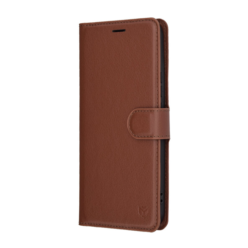Husa Honor X8c Techsuit Leather Folio, maro