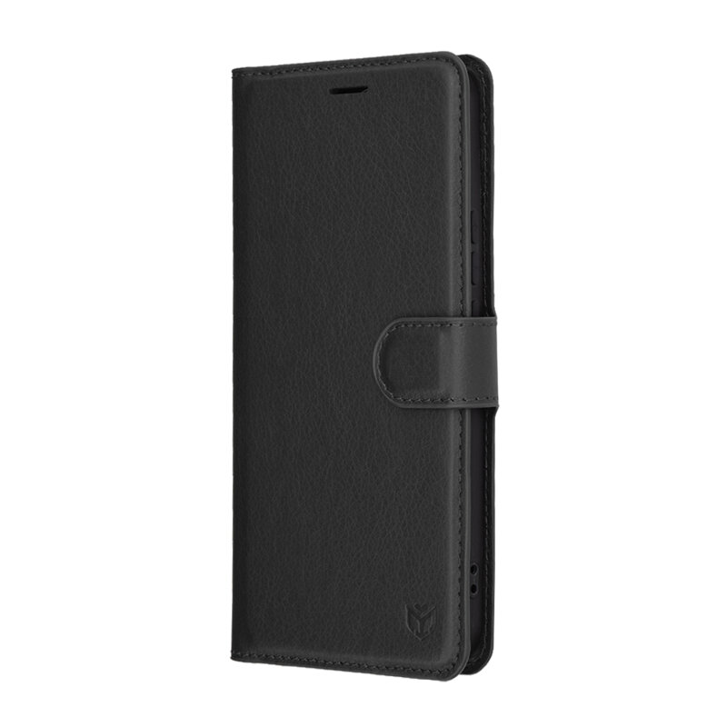 Husa Honor X8c Techsuit Leather Folio, negru