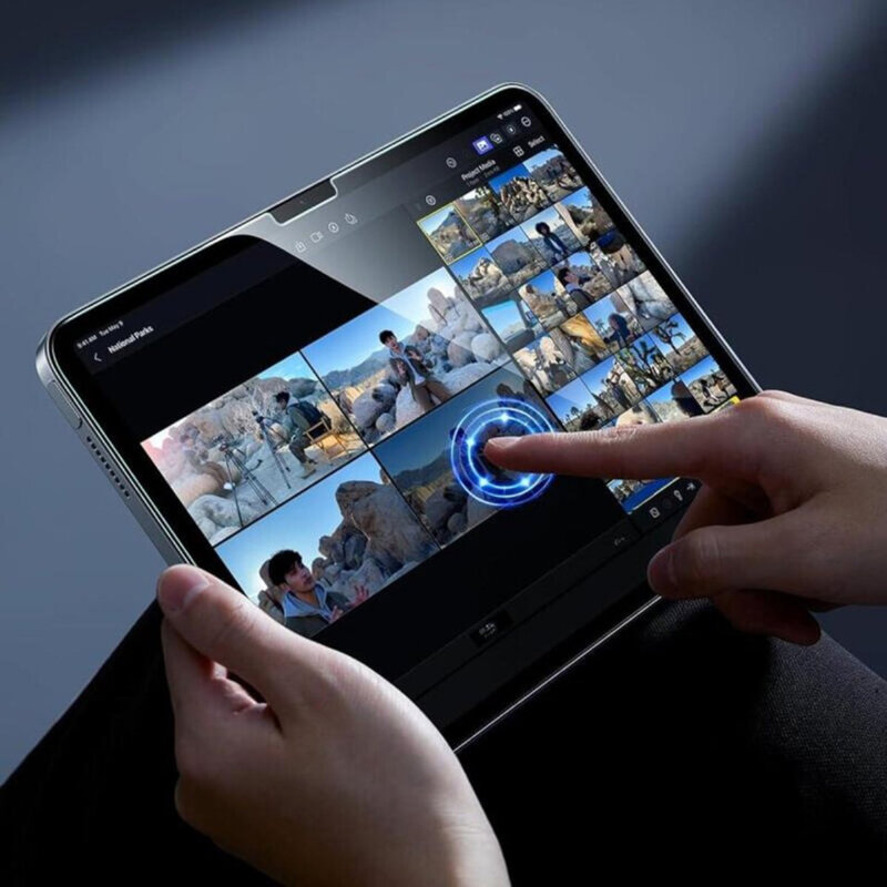 [Pachet 2x] Folie sticla iPad Air 11 (2024) ESR Armorite Screen Protector UltraFit Tray, transparenta