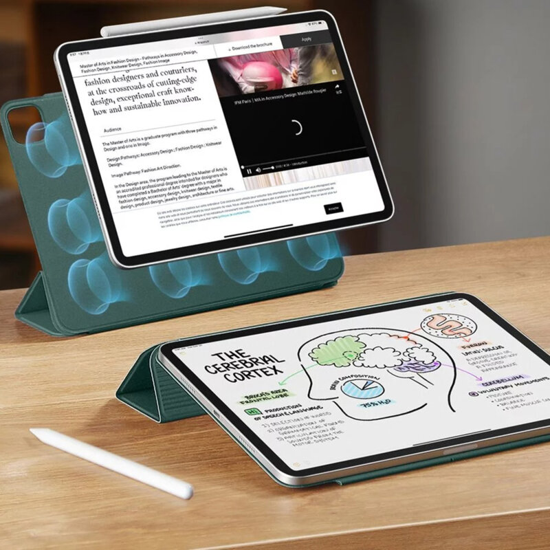 Husa iPad Pro 12.9 (2022) ESR Rebound Magnetic, verde