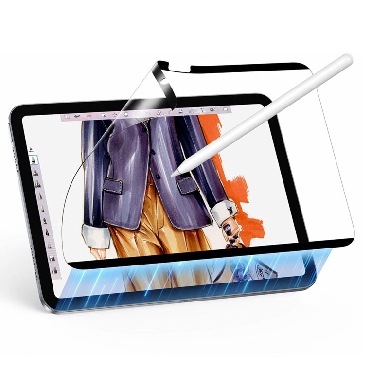 Folie iPad 10 (2022) 10.9 ESR Paper-Feel Magnetic, transparenta