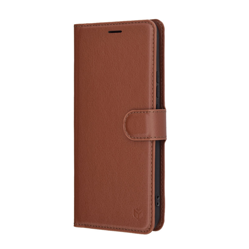 Husa Realme 14 Pro Techsuit Leather Folio, maro