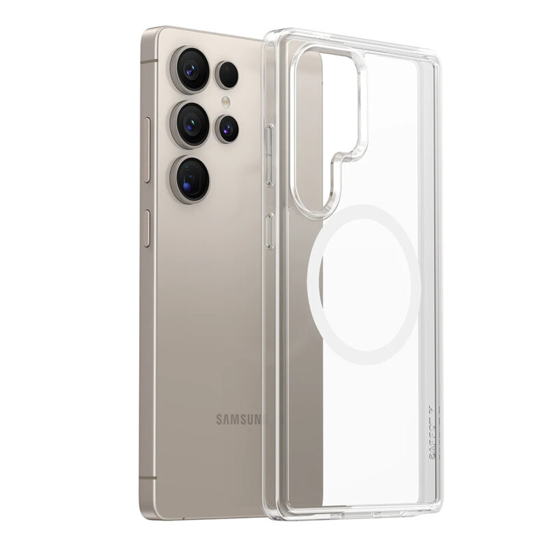 Husa Samsung Galaxy S25 Ultra Torras Guardian Magnetic Series, transparenta