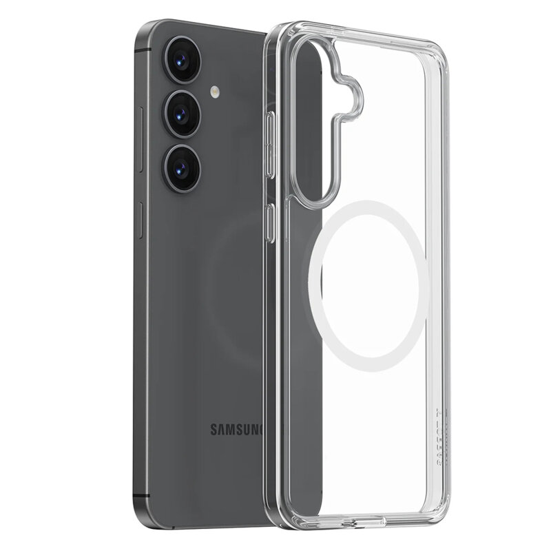 Husa Samsung Galaxy S25 Plus Torras Guardian Magnetic Series, transparenta