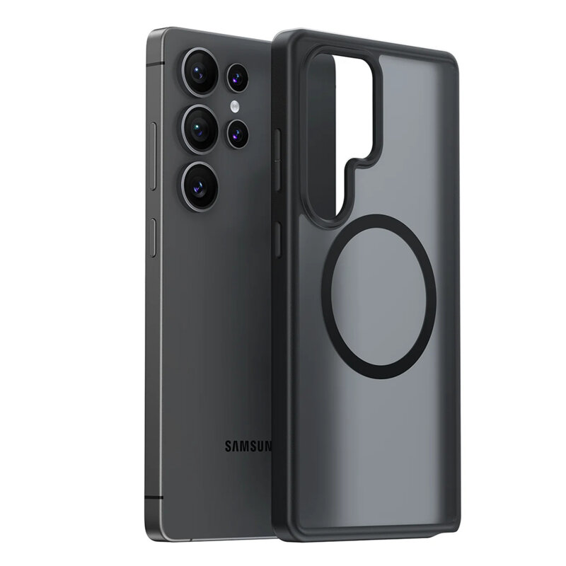 Husa Samsung Galaxy S25 Ultra Torras Guardian Magnetic Series, negru