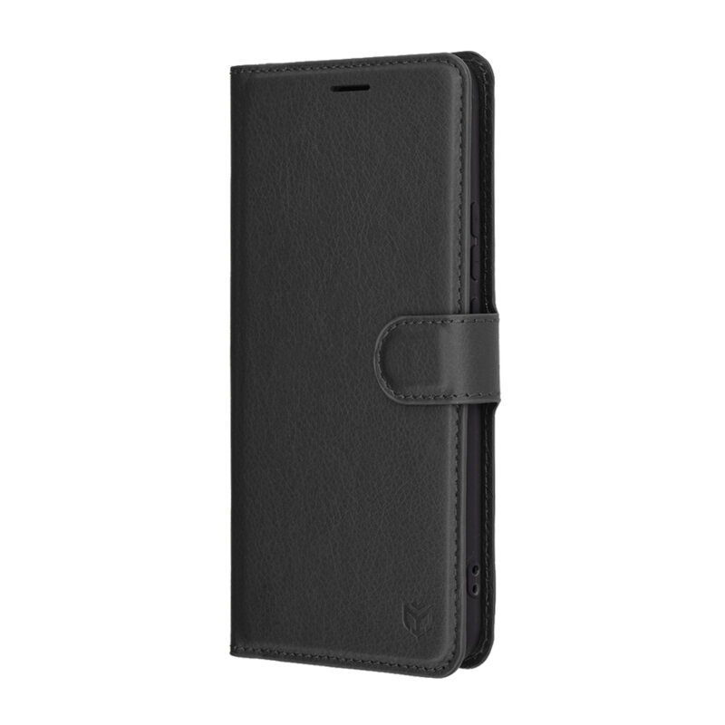 Husa Realme 14 Pro+ Techsuit Leather Folio, negru