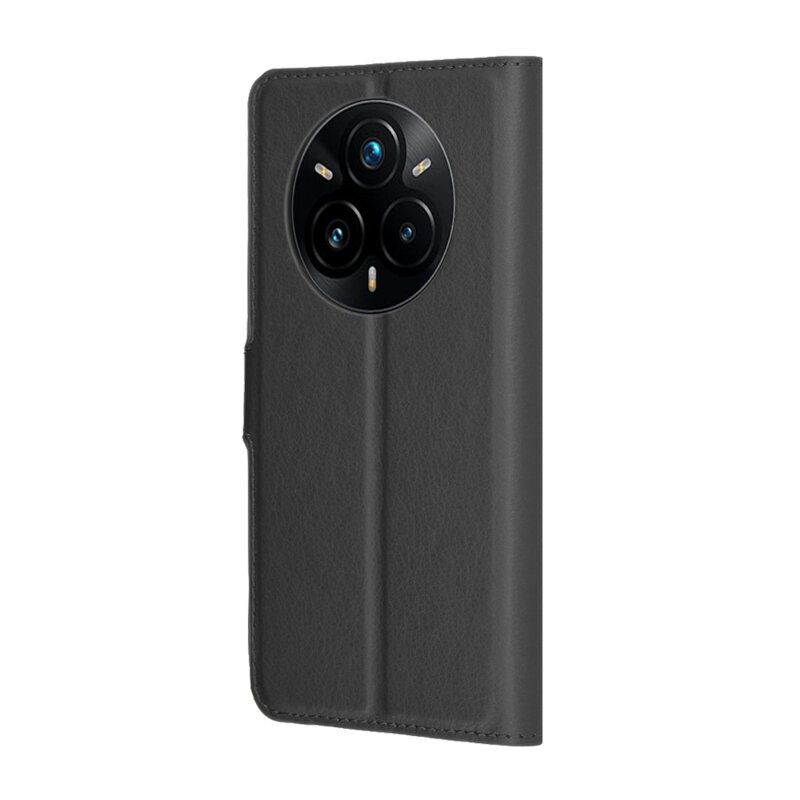 Husa Realme 14 Pro+ Techsuit Leather Folio, negru