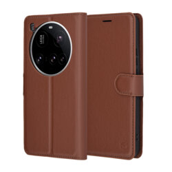 Husa Xiaomi 15 Ultra Techsuit Leather Folio, maro