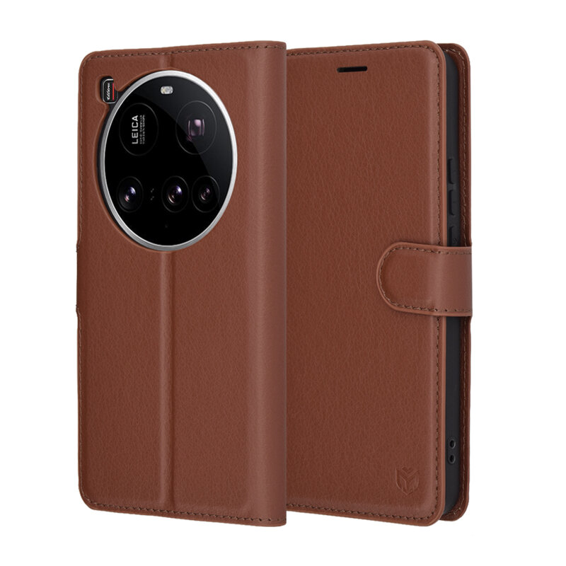 Husa Xiaomi 15 Ultra Techsuit Leather Folio, maro