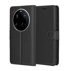 Husa Xiaomi 15 Ultra Techsuit Leather Folio, negru