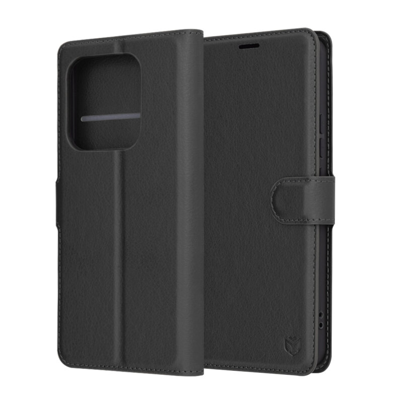 Husa Xiaomi Redmi Note 14 4G (Standard) Techsuit Leather Folio, negru
