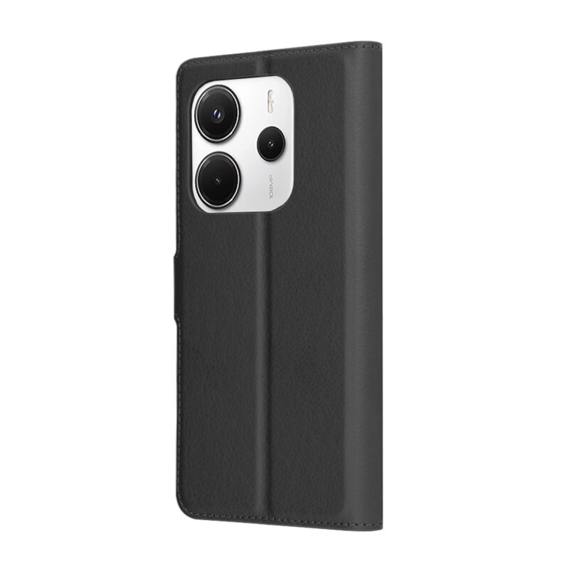 Husa Xiaomi Redmi Note 14 5G Techsuit Leather Folio, negru