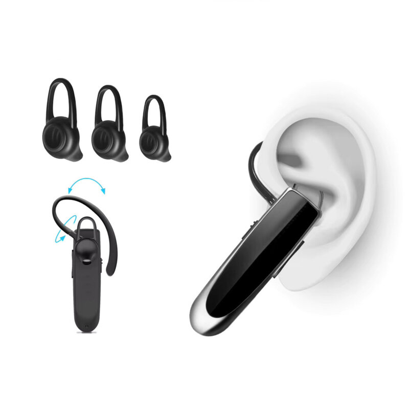 Casca Bluetooth 5.0. HandsFree wireless Techsuit UrbanEar CB1, negru