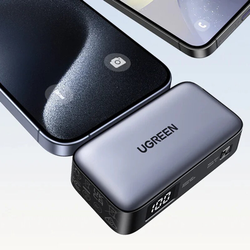 Baterie externa telefon Type-C 5000mAh Ugreen, gri, 35338