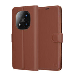Husa Xiaomi Redmi Note 14 Pro+ 5G Techsuit Leather Folio, maro