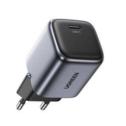 Incarcator GaN tip C Fast Charge Ugreen, 20W, gri, 90664