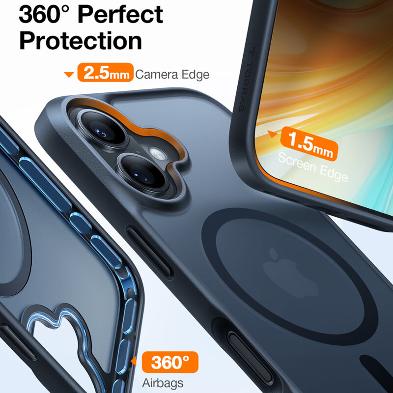 Husa Google Pixel 9a Torras Guardian Magnetic Series, negru