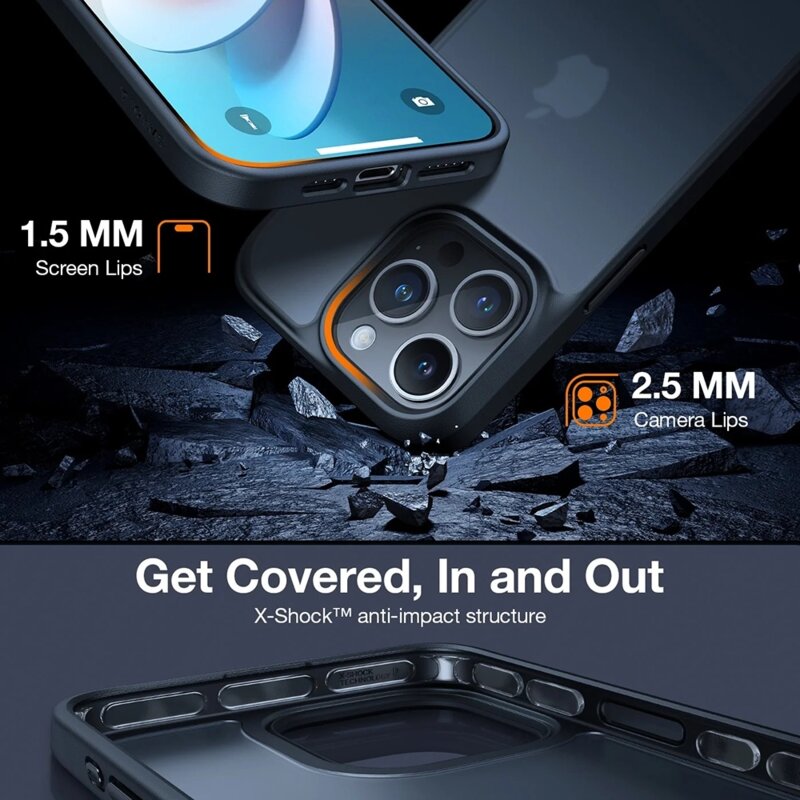 Husa Google Pixel 9a Torras Guardian Series, negru