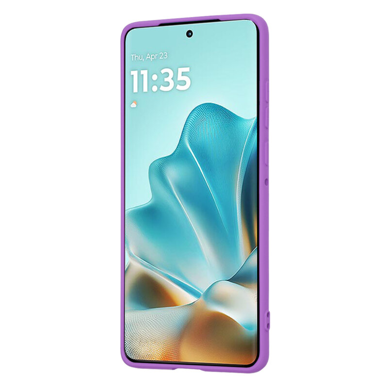 Husa silicon Motorola Edge 60 Fusion Techsuit SoftFlex, mov