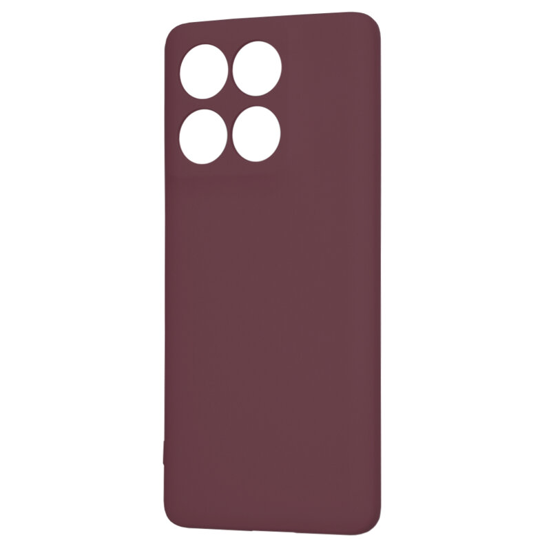 Husa silicon Motorola Edge 60 Fusion Techsuit SoftFlex, bordo