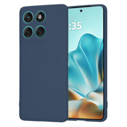 Husa silicon Motorola Edge 60 Fusion Techsuit SoftFlex, bleumarin