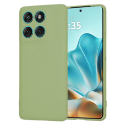Husa silicon Motorola Edge 60 Fusion Techsuit SoftFlex, verde
