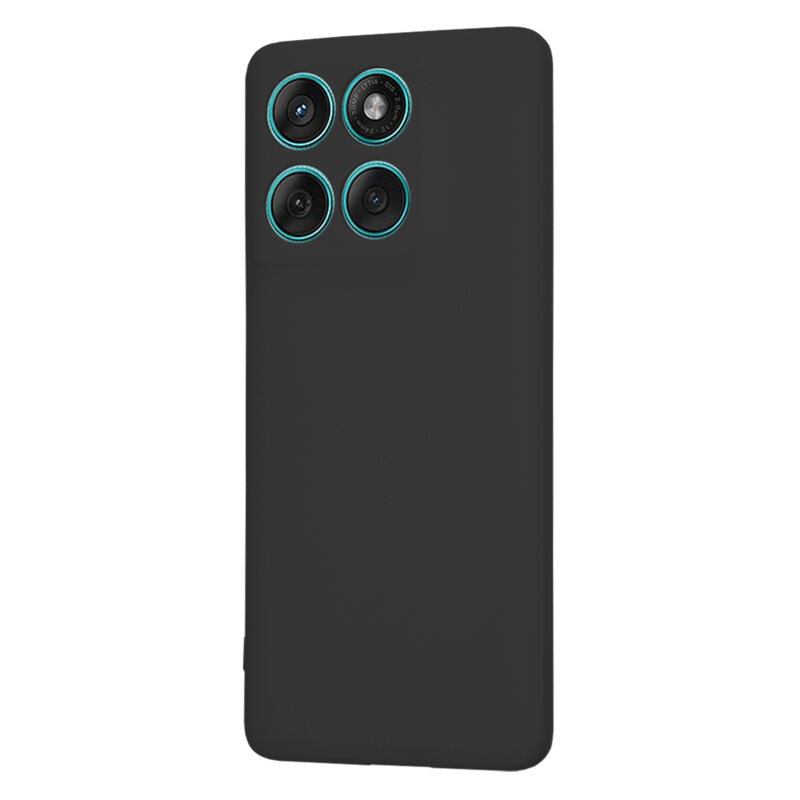 Husa silicon Motorola Edge 60 Fusion Techsuit SoftFlex, negru