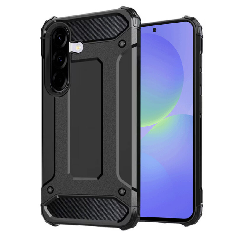 Husa Samsung Galaxy A36 5G Techsuit Hybrid Armor, negru