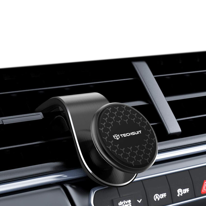 Suport auto magnetic Waterfall Techsuit AirGrip S8, negru/argintiu