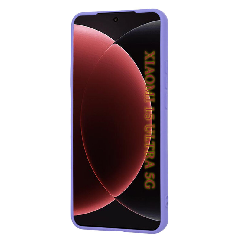 Husa silicon Xiaomi 15 Ultra Techsuit SoftFlex, violet