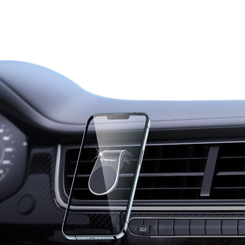 Suport auto magnetic Waterfall Techsuit S7, negru / argintiu