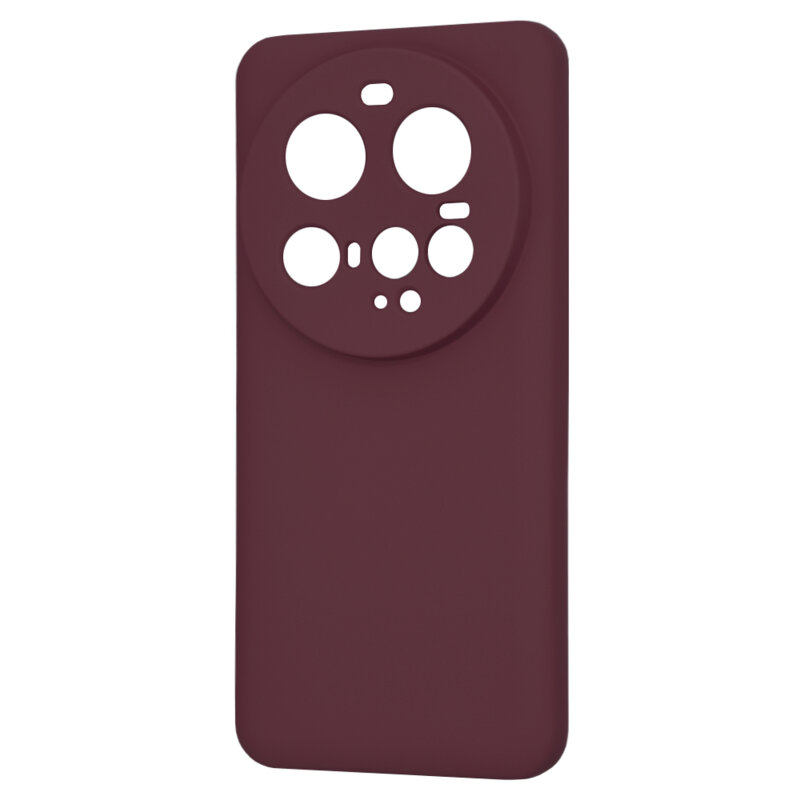 Husa silicon Xiaomi 15 Ultra Techsuit SoftFlex, bordo