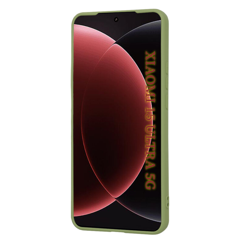 Husa silicon Xiaomi 15 Ultra Techsuit SoftFlex, verde
