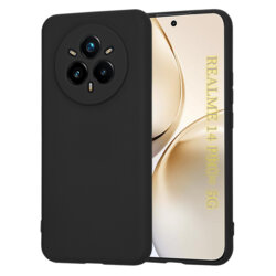 Husa silicon Realme 14 Pro+ Techsuit SoftFlex, negru