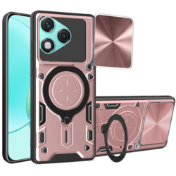 Husa Honor 400 Lite Techsuit CamGuard Pro, roz auriu