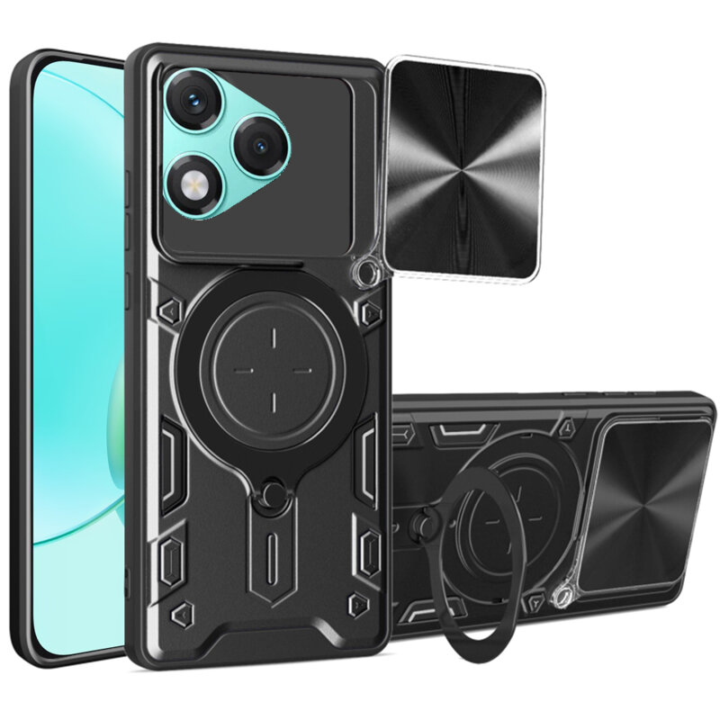 Husa Honor 400 Lite Techsuit CamGuard Pro, negru