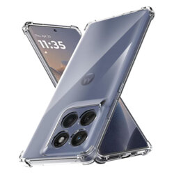 Husa Motorola Edge 60 Fusion Techsuit Shockproof Clear Silicone, transparenta