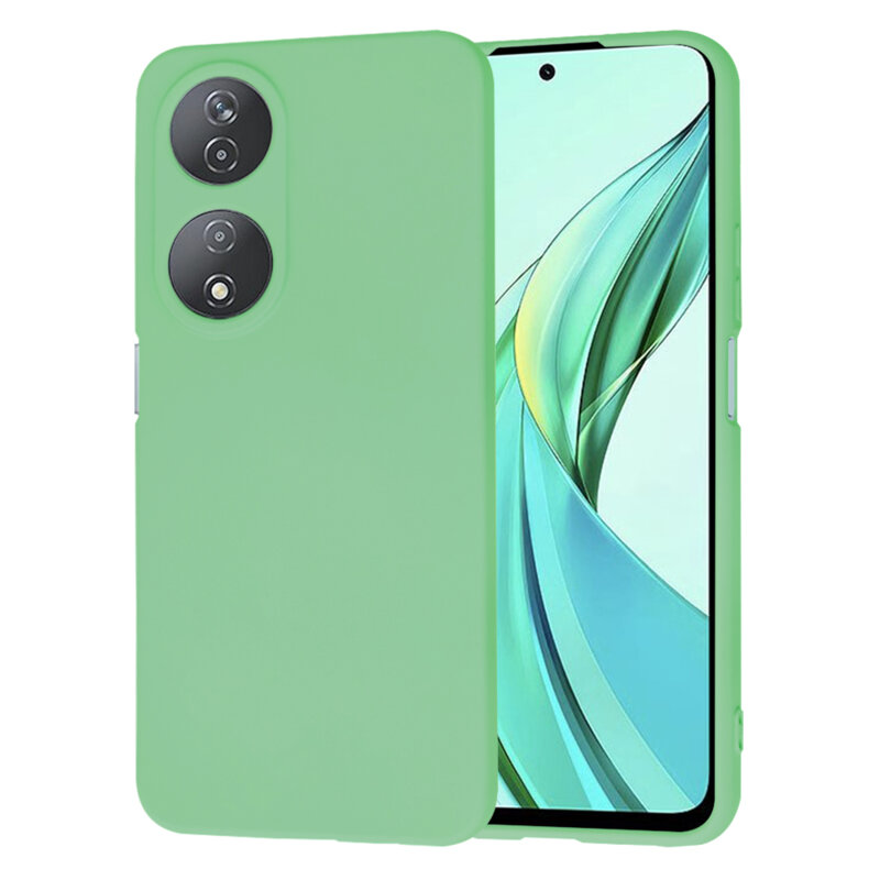 Husa silicon Honor 90 SMART Techsuit SoftFlex, verde deschis