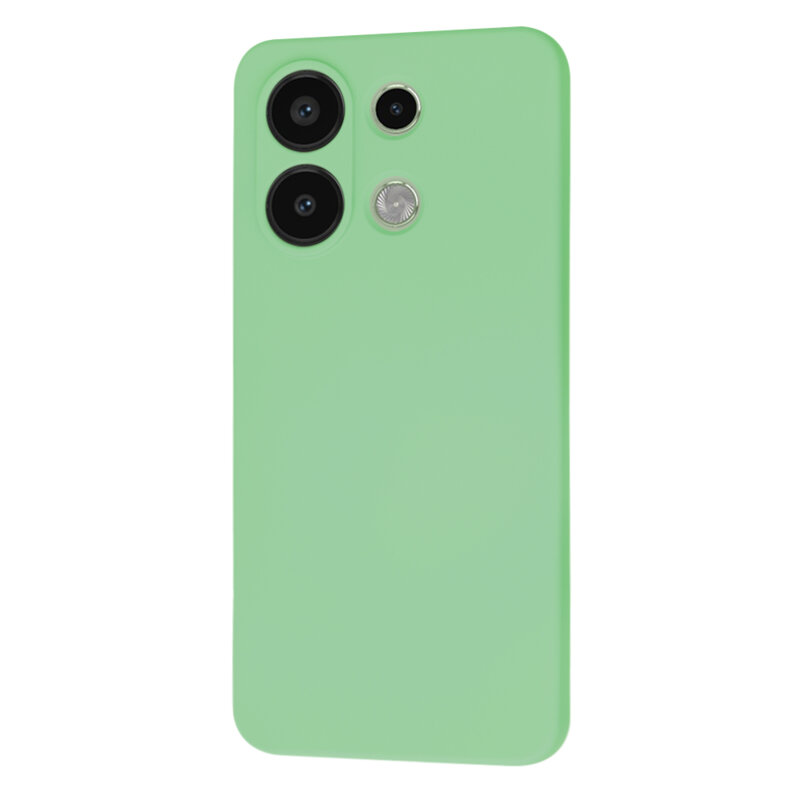 Husa silicon Xiaomi Redmi Note 13 4G Techsuit SoftFlex, verde deschis