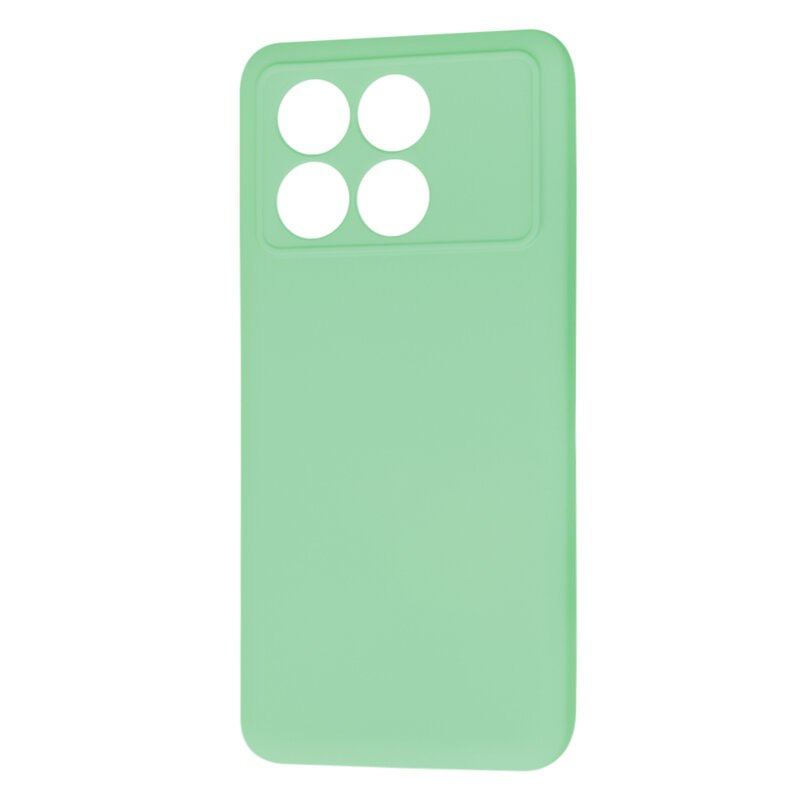 Husa silicon Xiaomi Poco X6 Pro Techsuit SoftFlex, verde deschis