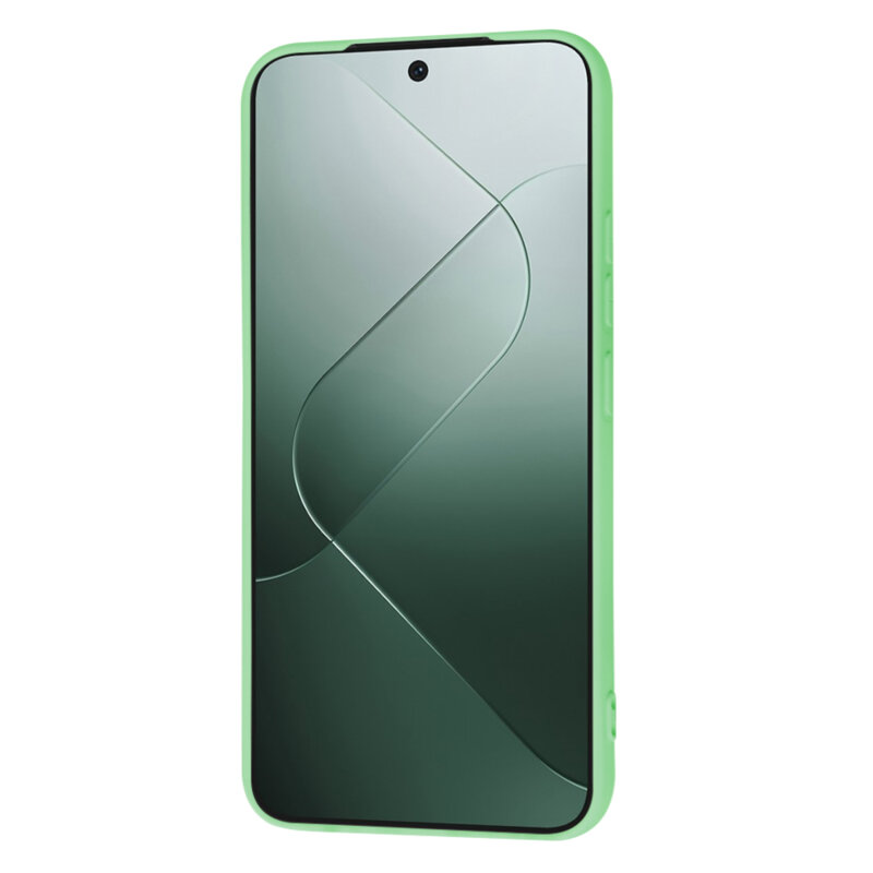 Husa silicon Xiaomi 14 Techsuit SoftFlex, verde deschis