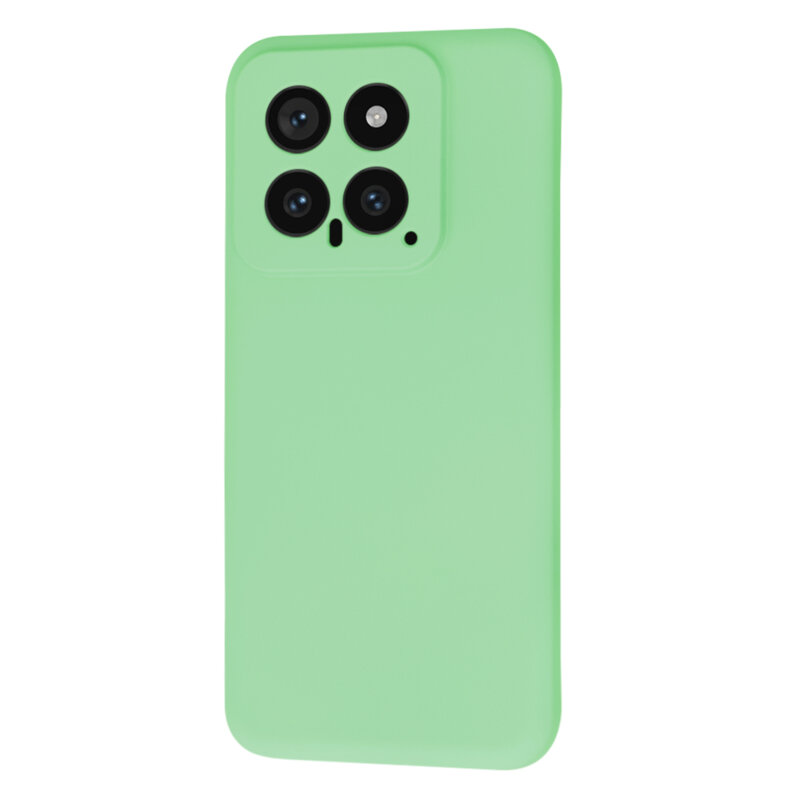 Husa silicon Xiaomi 14 Techsuit SoftFlex, verde deschis