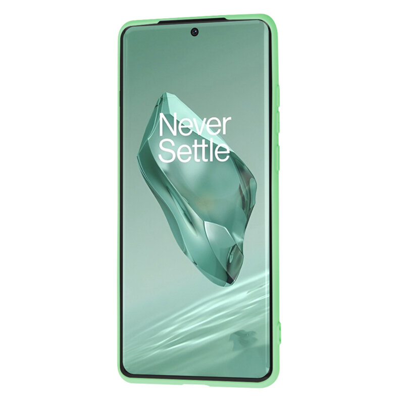 Husa silicon OnePlus 12 Techsuit SoftFlex, verde deschis