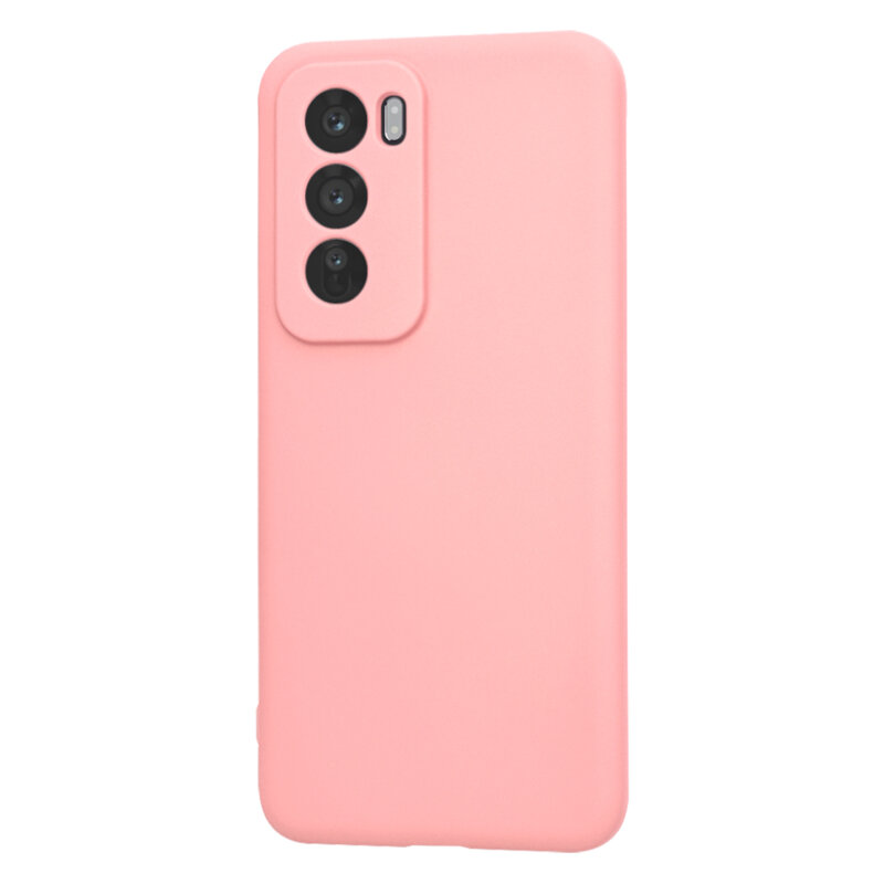 Husa silicon Oppo Reno12 Pro Techsuit SoftFlex, roz
