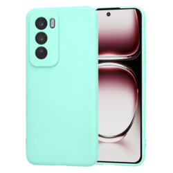 Husa silicon Oppo Reno12 Pro Techsuit SoftFlex, turcoaz
