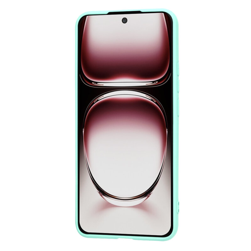 Husa silicon Oppo Reno12 Pro Techsuit SoftFlex, turcoaz