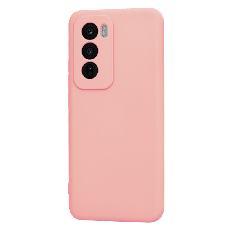 Husa silicon Oppo Reno12 Techsuit SoftFlex, roz