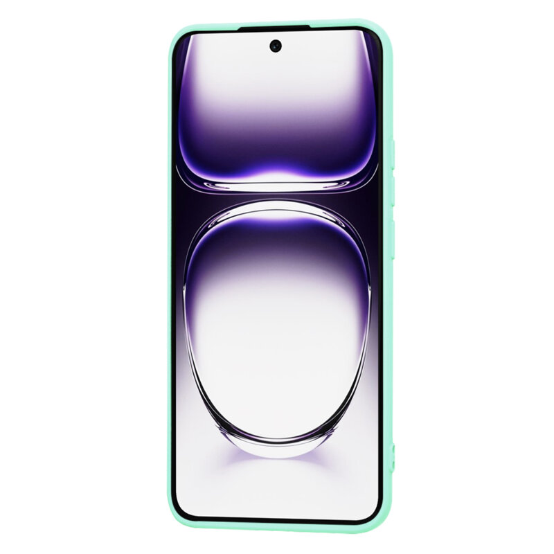Husa silicon Oppo Reno12 Techsuit SoftFlex, turcoaz